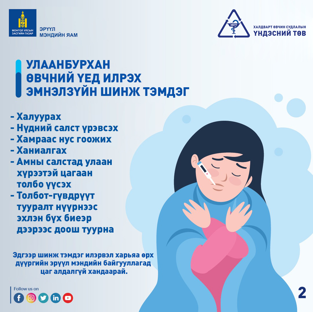 Улаанбурхан өвчнөөс урьдчилан сэргийлцгээе!